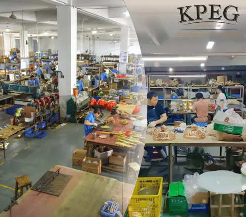 Brass lantern foundry floor in Zhongshan workshop