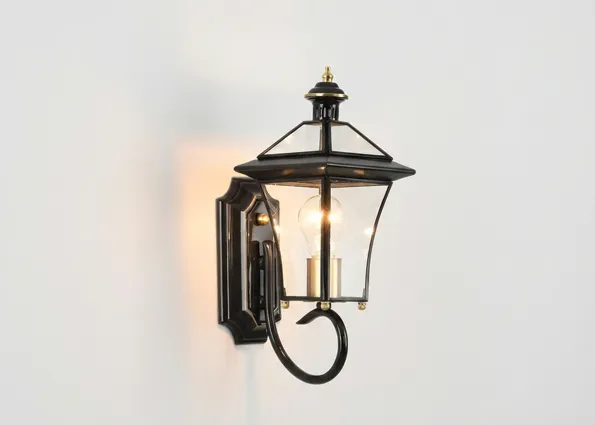 ELM-A solid brass wall sconce front view