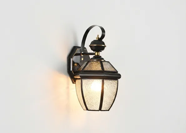 ELM-B solid brass wall sconce front view
